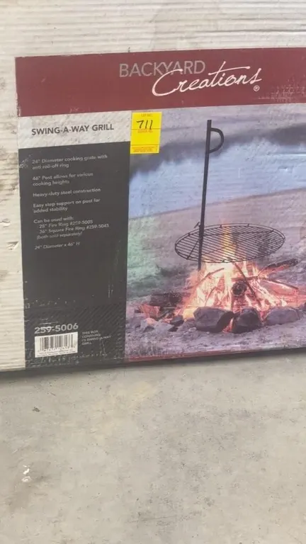 CREATIONS SWING AWAY GRILL