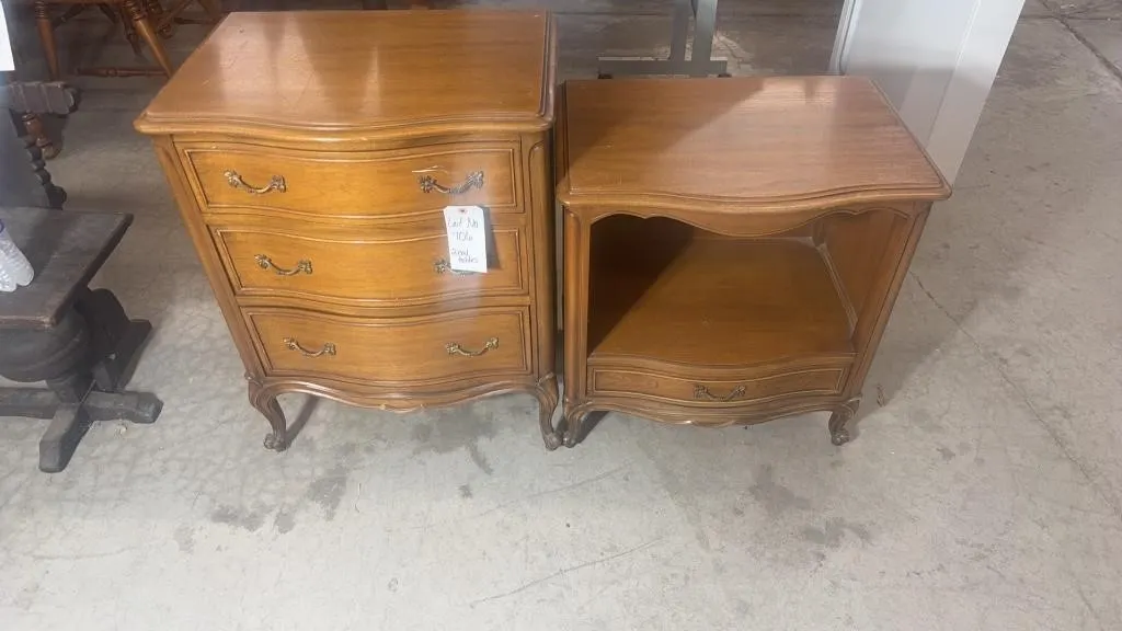 PAIR OF END TABLES