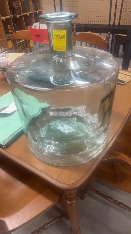 LARGE GLASS VASE