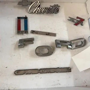Vintage Automotive Emblems and Badges Lot