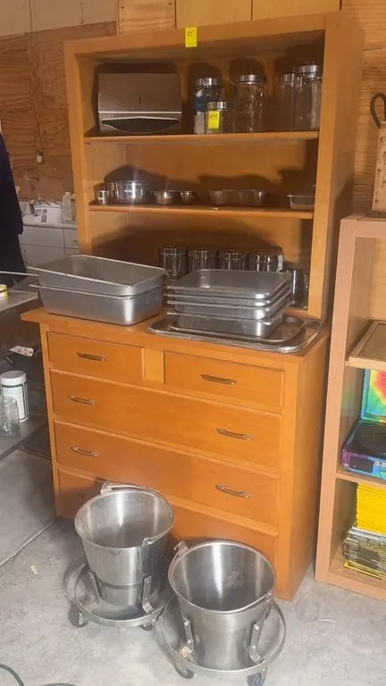 WOOD CABINET ONLY