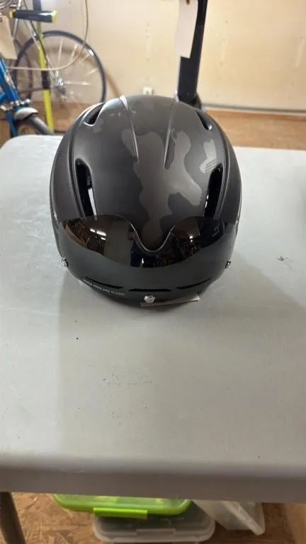 Giro Matte Black Cycling Helmet with Visor
