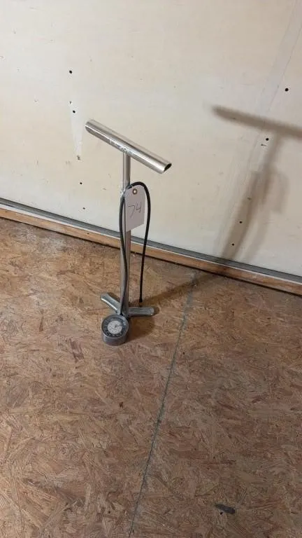 Lezyne High Pressure Silver Floor Pump