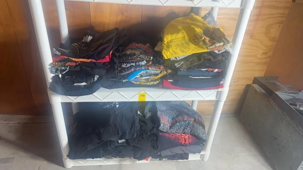 LOT OF HARLEY DAVIDSON T-SHIRTS