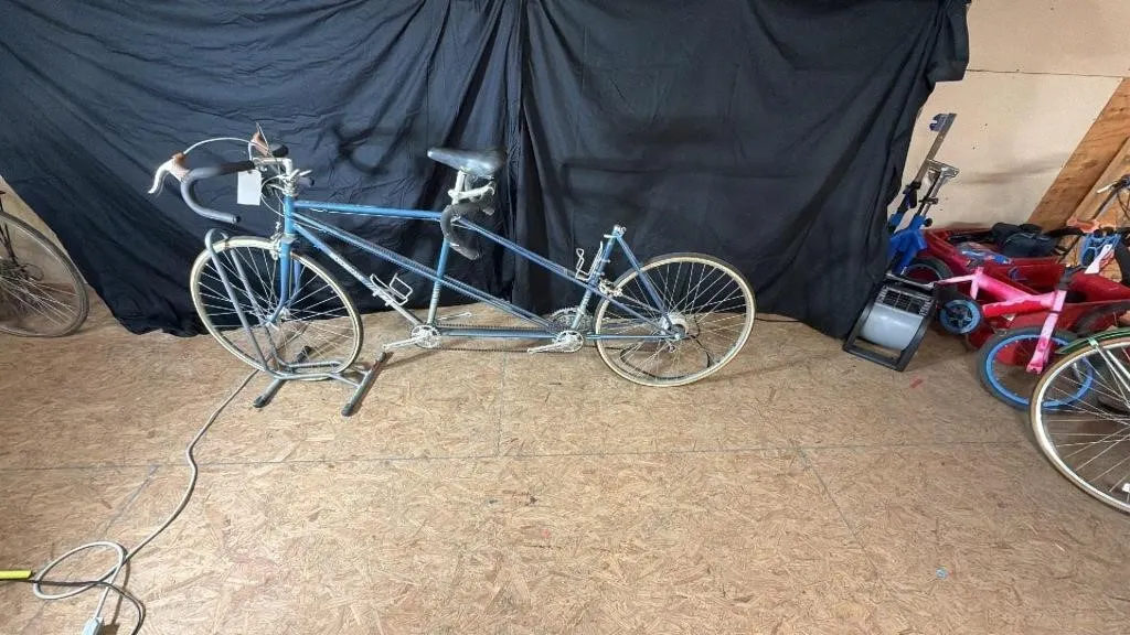 Motobecane Vintage Blue Tandem Road Bicycle