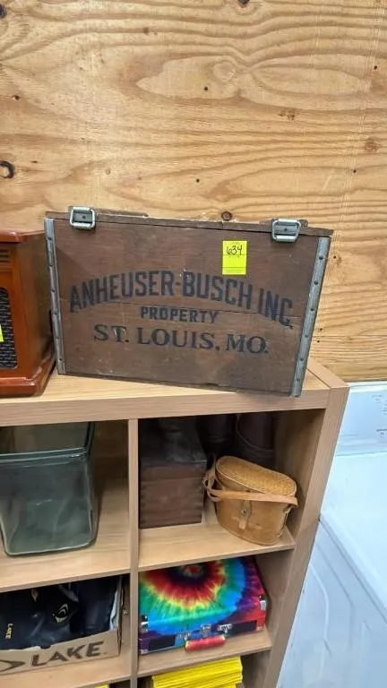 Vintage Anheuser-Busch Wooden Crate