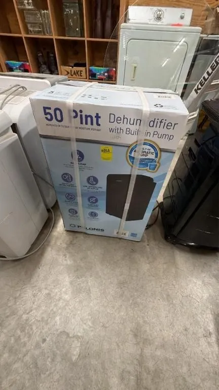 Pelonis 50-Pint Dehumidifier with Built-in Pump