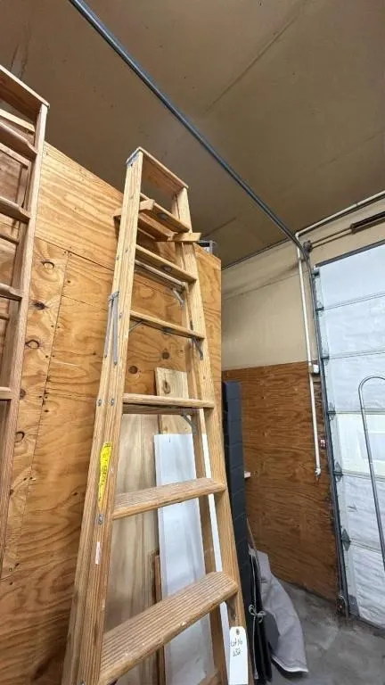 Wooden A-Frame Step Ladder