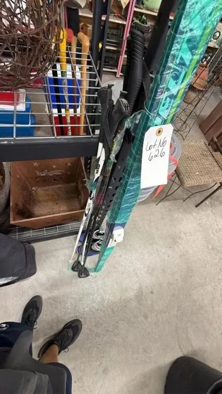 Exel Ski Poles and Skis Set
