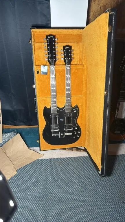 Gibson EDS-1275 Double Neck Electric Guitar Signed