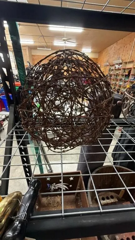 Barbed Wire Decorative Sphere