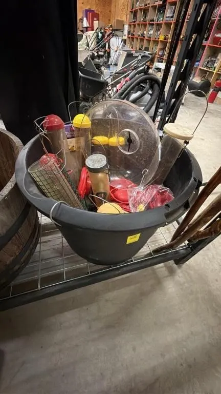 Assorted Bird Feeders and Accessories Lot