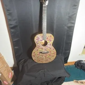 PRECIOUS REBELS  Guitar with Patterned Body