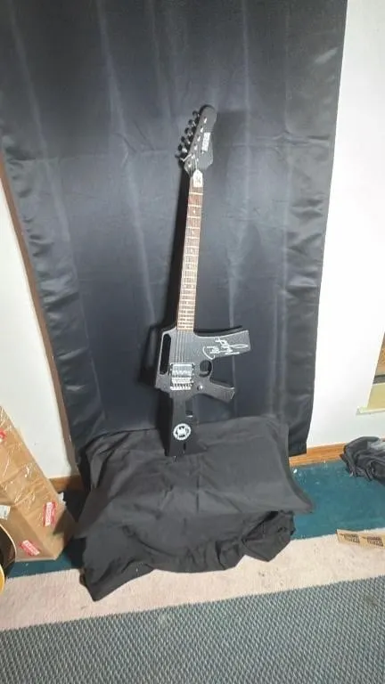 Ted Nugent NRA AR 15 Rifle-Shaped Electric Guitar