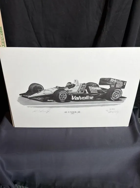 AL Unser.Jr 1991 Foam Print