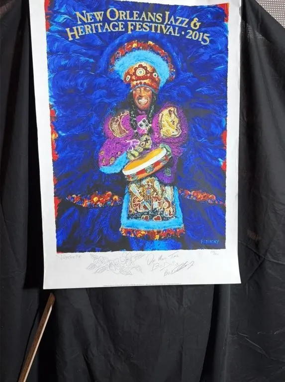 2015 New Orleans Jazz & Heritage Festival Poster