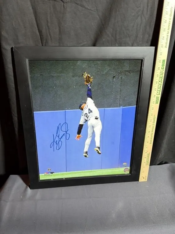 Ken Griffey Jr. Signed Framed Photo