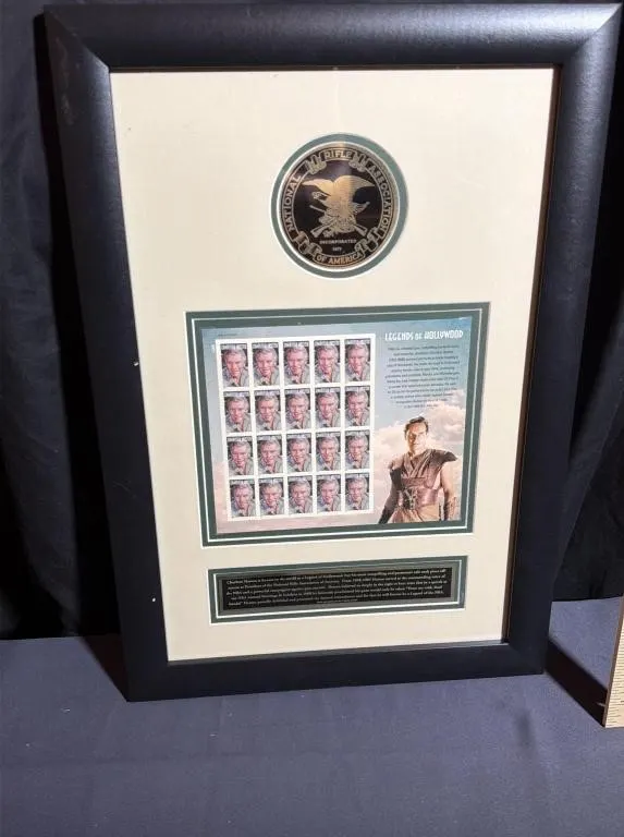 Framed Charlton Heston Legends of Hollywood