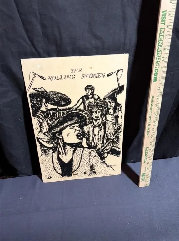 Vintage The Rolling Stones Band Art Print