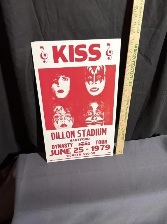 KISS 1979 Dynasty Tour Dillon Stadium Poster