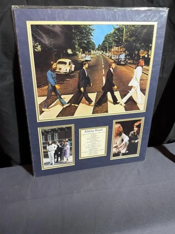 The Beatles Abbey Road Framed Display