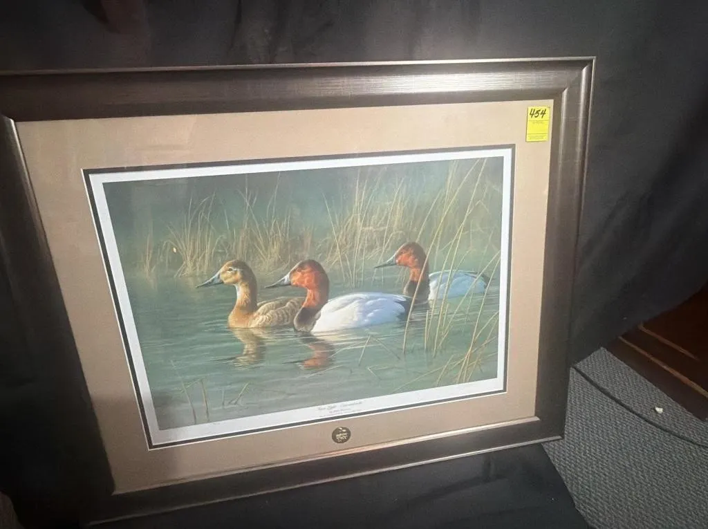 James Hautman First Light Canvasbacks Framed Print