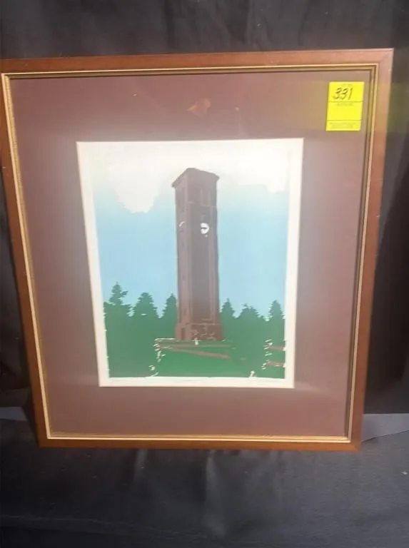 Framed Limited Edition Clock Tower Print