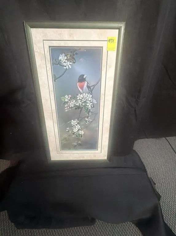 Rose-Breasted Grosbeak Signed Limited Edition Art