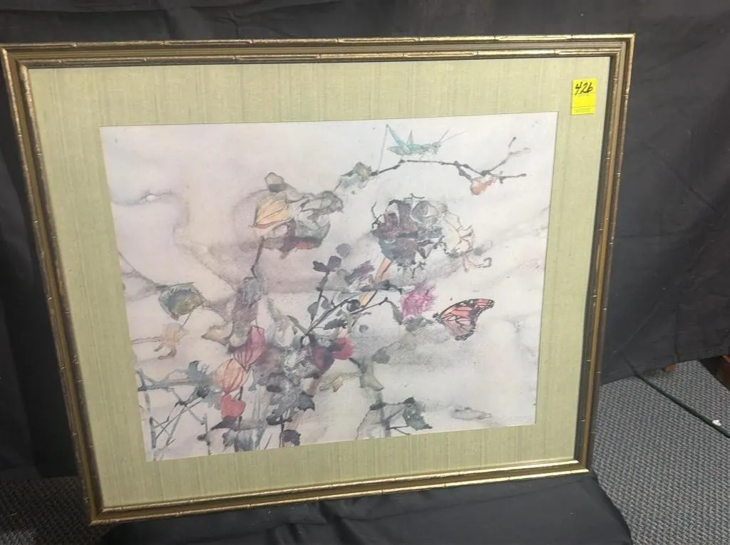 Framed Watercolor Nature Print