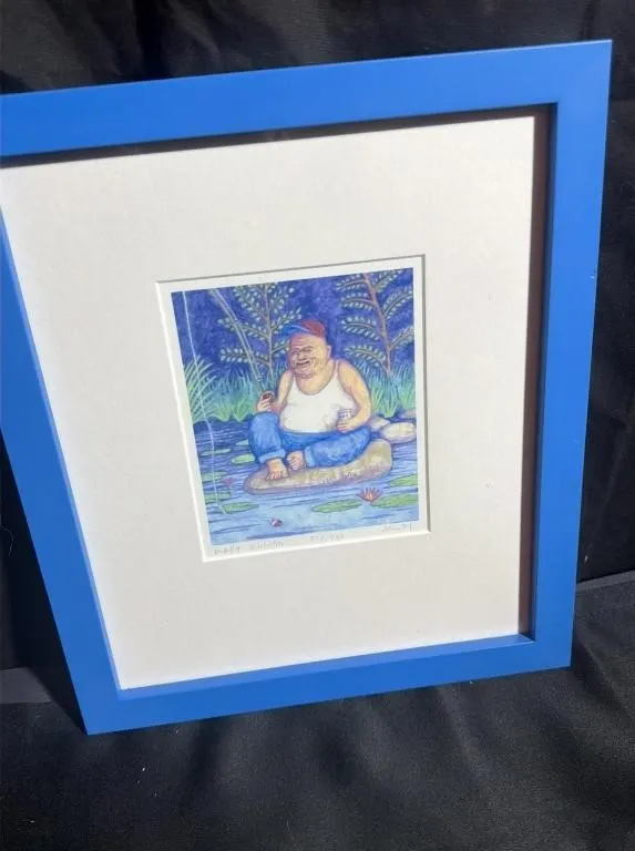 Bubba Buddha Framed Print