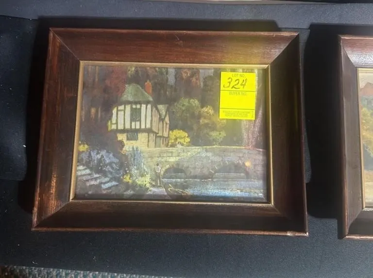 Set of Two Framed Countryside Art Prints