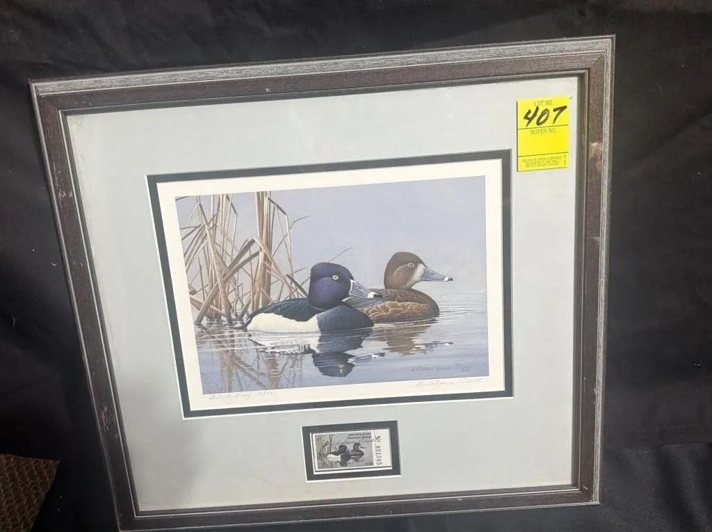 Michael James Riddet Waterfowl Art & 2003 Stamp