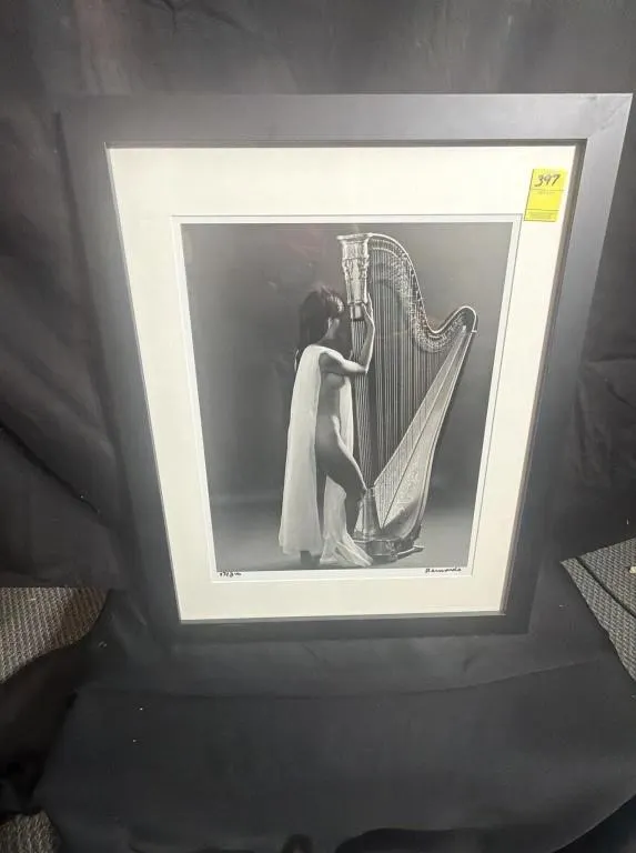 Bennardo Fine Art Print - Harpist