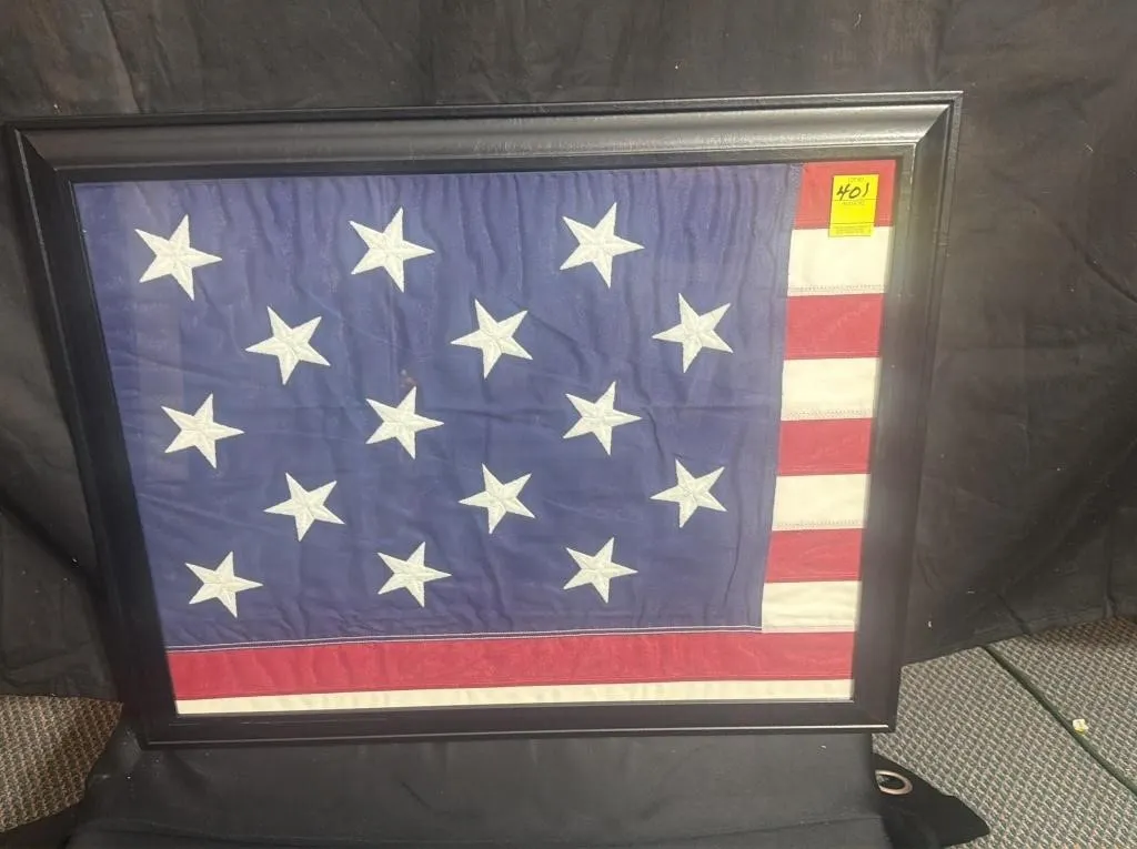 Framed American Flag