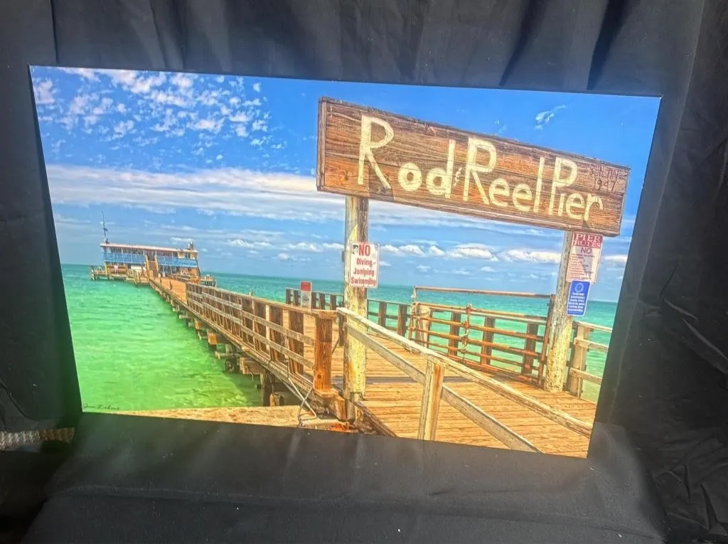 Rod & Reel Pier Coastal Photographic Print
