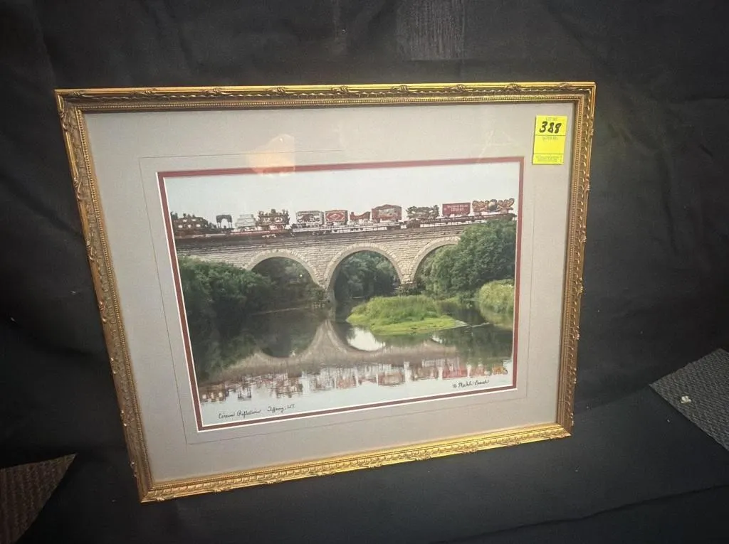 Circus Reflections Framed Print - Tiffany, WI