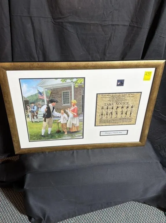 Bravelle Hart Framed Historical Art Print
