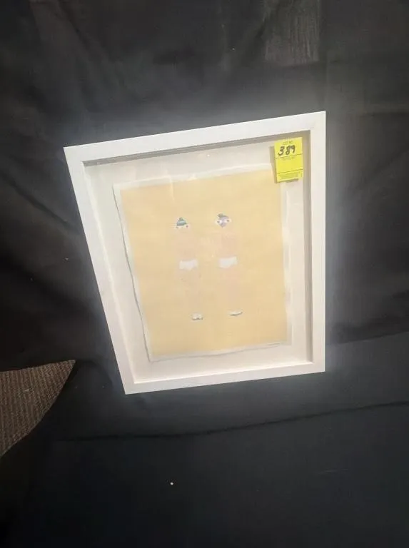 Framed Minimalist Figurative Print