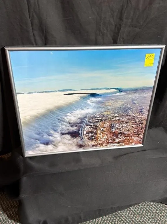 Aerial Photography Framed Print: Cloud Formation