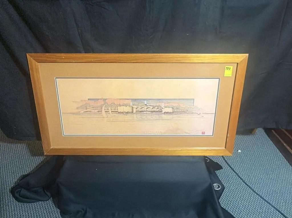 Framed Monona Terrace Civic Center Print