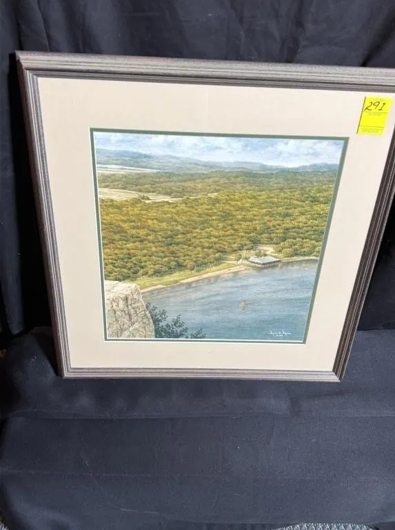 Harold E. Hansen Coastal Landscape Print