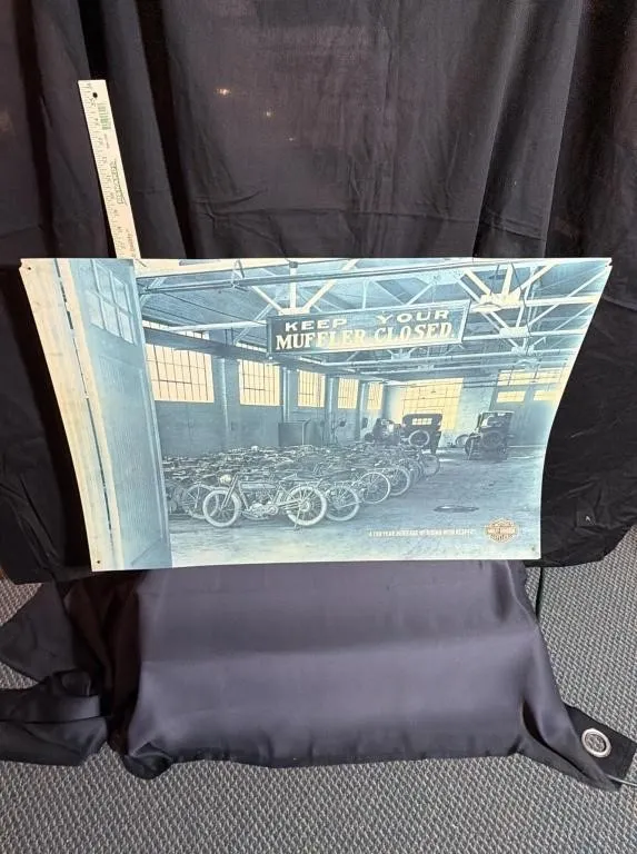 Harley-Davidson Vintage Advertisement Sign