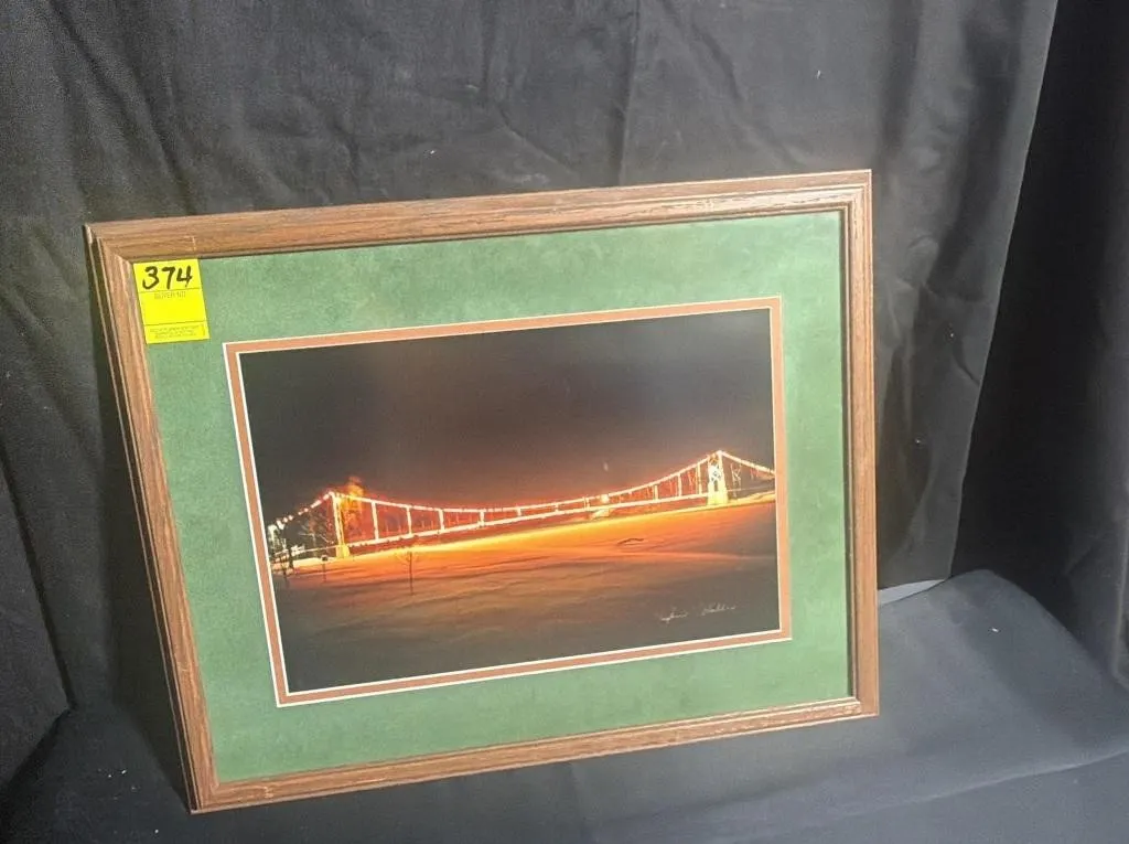 Stephen Schiller Signed Bridge Photograph