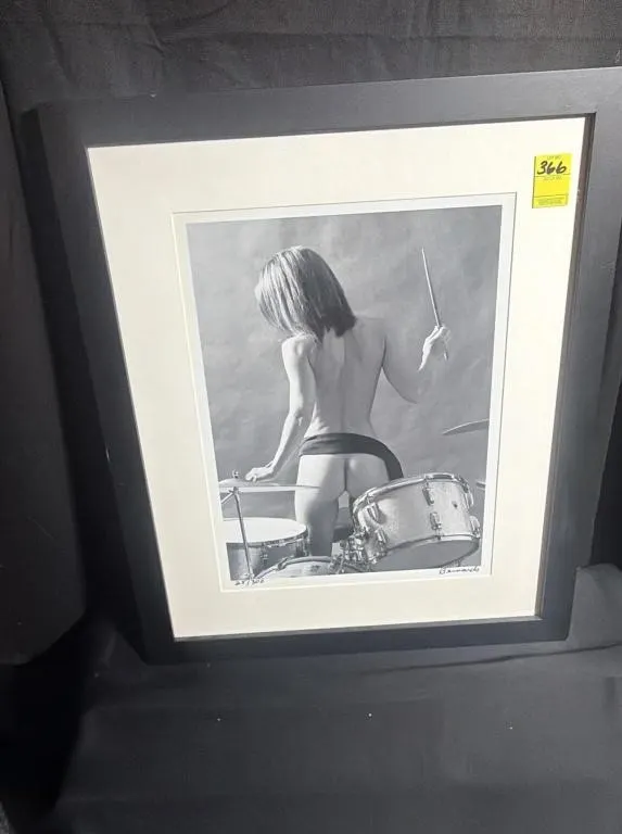 Framed Limited Edition Drummer Art Print