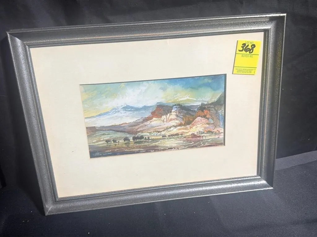 Charles M. Russell Western Landscape Print
