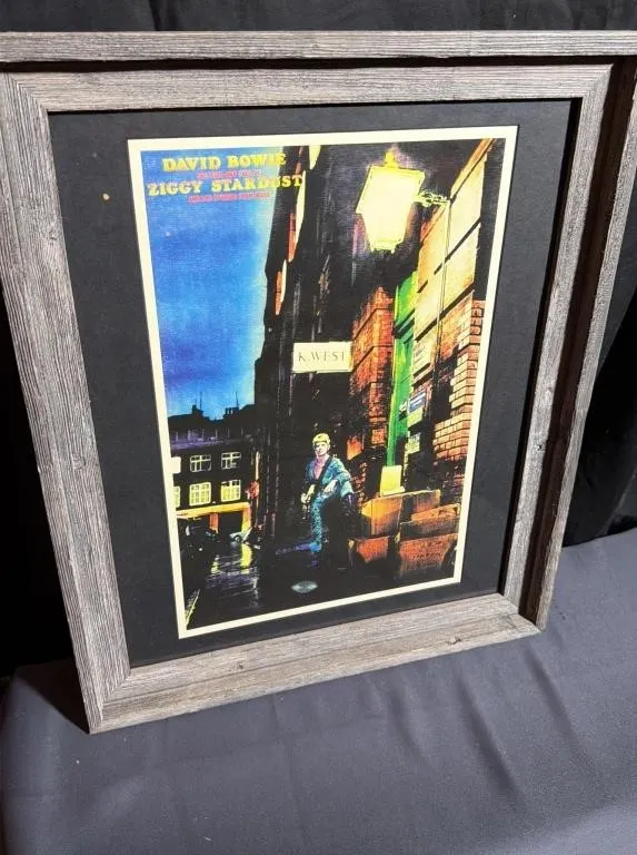 Framed David Bowie Ziggy Stardust Art Print