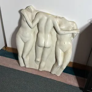 Three Graces Bas-Relief Wall Plaque