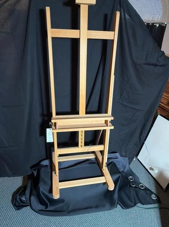 Professional H-Frame Adjustable Wooden Art Easel