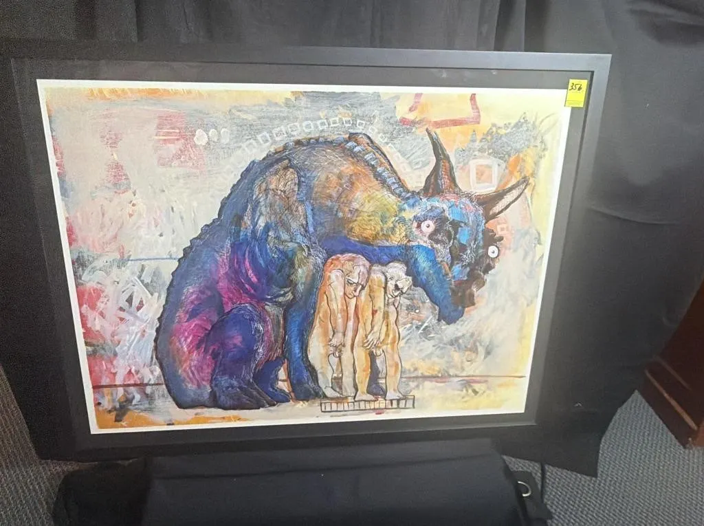Abstract Figurative Framed Print