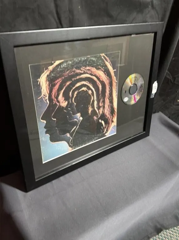 Rolling Stones Hot Rocks Signed CD Display
